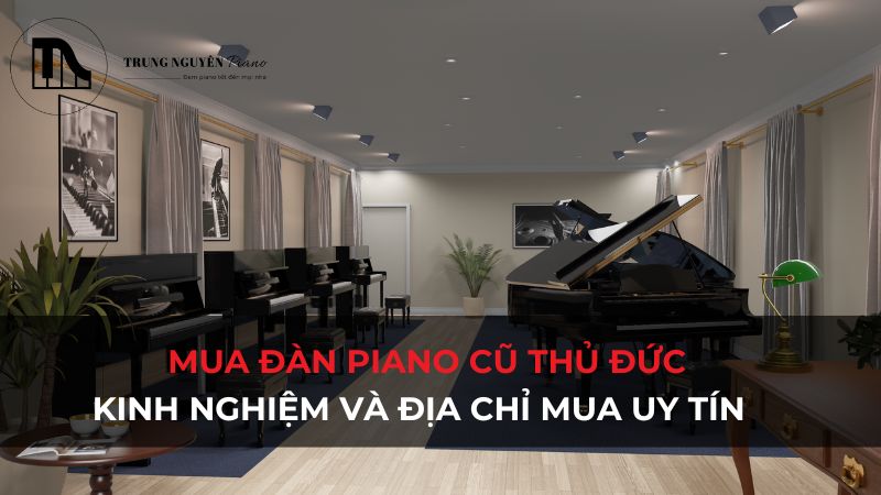 Mua đàn piano cũ Thủ Đức: Kinh nghiệm và địa chỉ mua uy tín