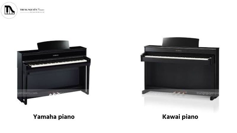 Piano điện từ hãng Yamaha và Kawai