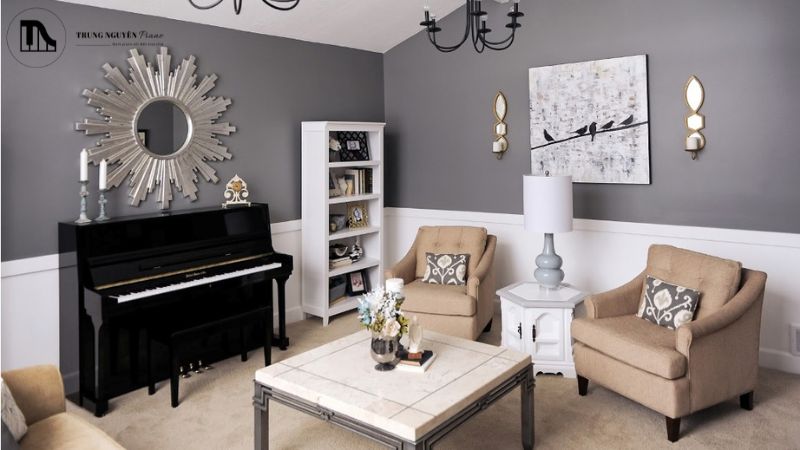 Cách đặt piano trong phòng khách: Tối ưu vị trí, âm thanh, không gian 5 Vị trí không nên đặt đàn piano