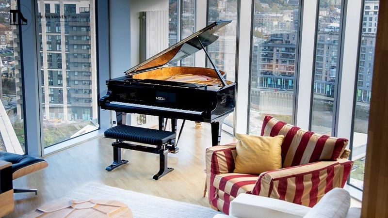 Cách đặt piano trong phòng khách: Tối ưu vị trí, âm thanh, không gian 7 Phụ kiện cho đàn piano khi đặt trong phòng khách