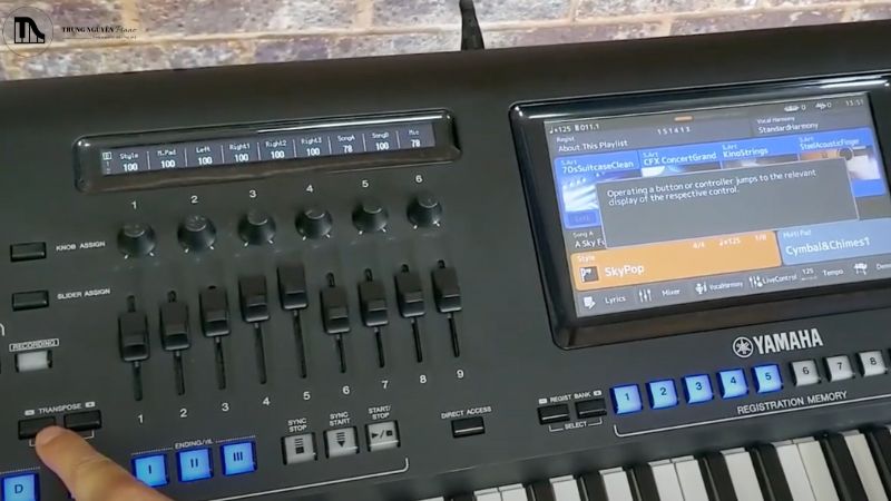 Hướng dẫn Transpose đàn organ - Chỉnh tông chuẩn cho người mới 3 Chức năng Transpose trên dòng flagship Genos