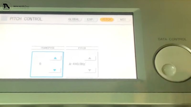 Hướng dẫn Transpose đàn organ - Chỉnh tông chuẩn cho người mới 8 Organ hiển thị giá trị transpose về "0"