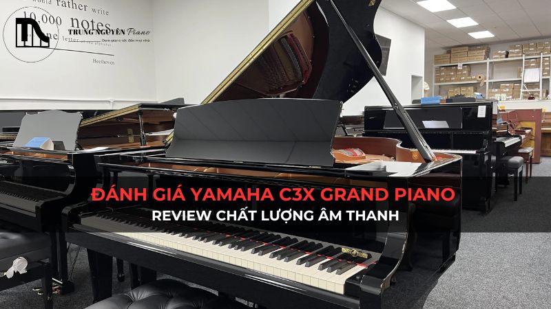 Đánh giá Yamaha C3X grand piano: Review chất lượng âm thanh