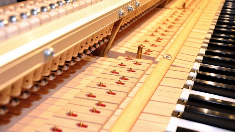 Bộ cơ của đàn grand piano Yamaha GB1K