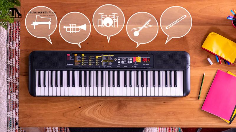 Đàn Organ Yamaha PSR-F52 là một mẫu keyboard di động được thiết kế đặc biệt