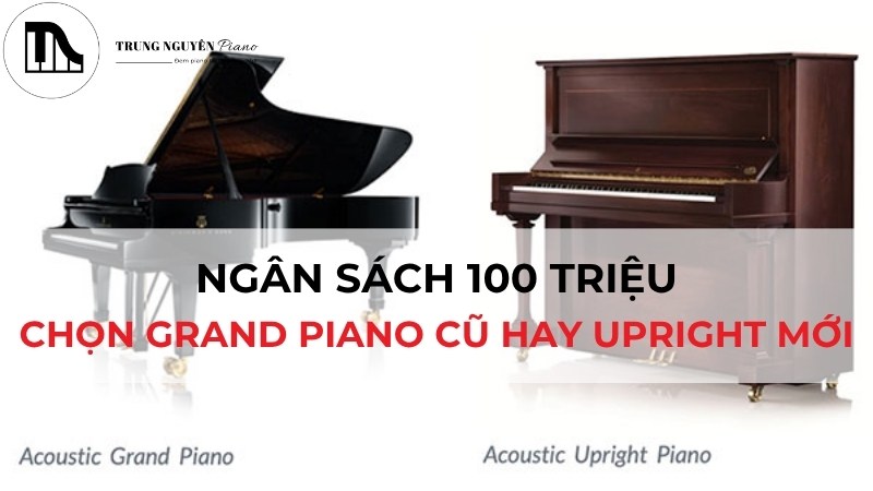 Ngân sách 100 triệu: Chọn Grand Piano cũ hay Upright mới cao cấp?