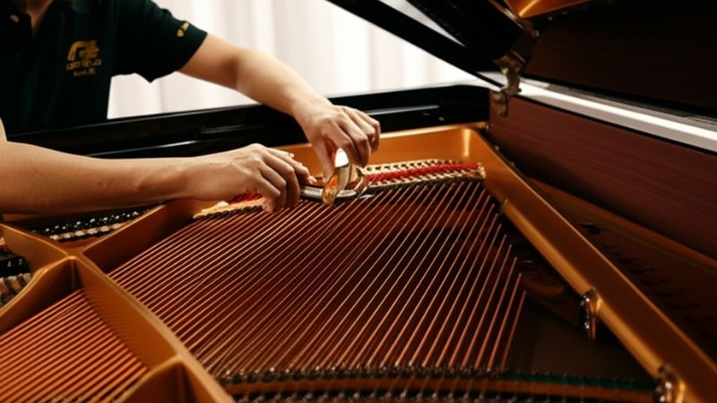 Hãy kiểm tra kỹ các bộ phận của đàn trước khi mua