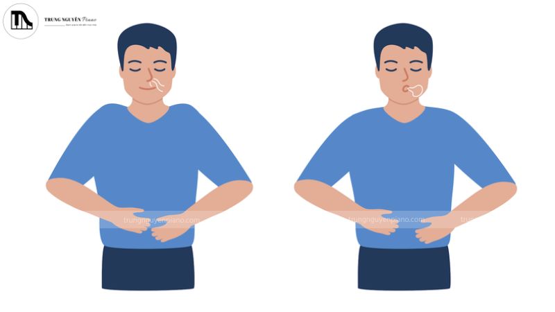 Lấy hơi sâu và thở ra chậm – nền tảng quan trọng giúp kiểm soát hơi thở, ổn định giọng và giữ vững âm sắc khi hát.