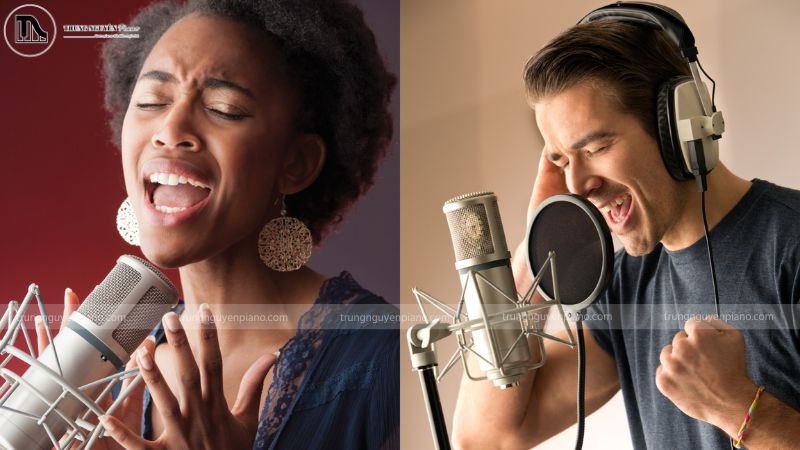 Hát các nguyên âm trên một nốt nhạc – rèn khẩu hình, độ ổn định âm thanh và kiểm soát hơi thở hiệu quả.