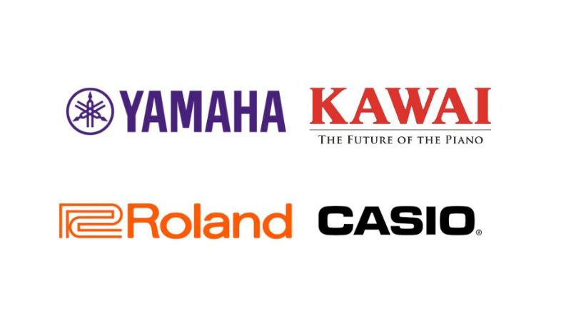 Các thương hiệu piano điện quen thuộc