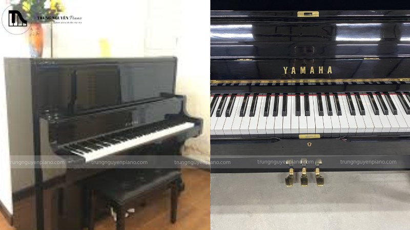 So sánh một bức ảnh chụp đàn chất lượng tốt và một bức ảnh mờ, thiếu chi tiết