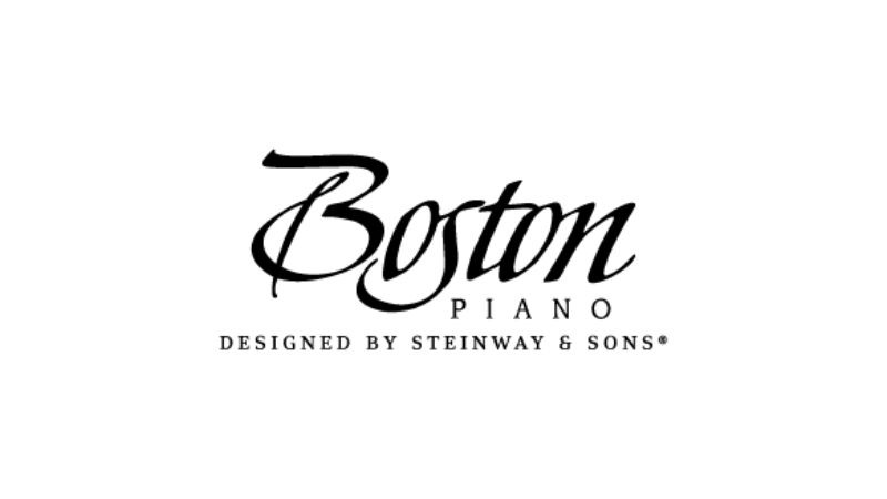 Boston grand piano review: Thiết kế Steinway, chế tác Nhật 1 Logo Boston Piano
