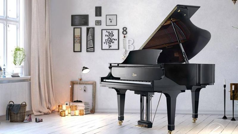 Boston grand piano review: Thiết kế Steinway, chế tác Nhật 9 Cần chú ý khi chọn vị trí đặt đàn Boston grand