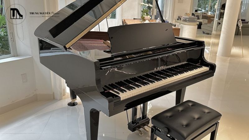 Grand Piano được phân loại chủ yếu dựa trên chiều dài, tính từ phần đầu của bàn phím đến điểm xa nhất ở đuôi đàn