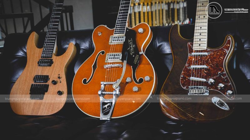 Tìm hiểu cấu tạo của một cây Guitar Điện chi tiết 8 Các loại ngựa đàn guitar phổ biến
