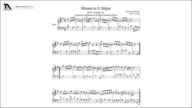 Hướng dẫn chi tiết cách chọn repertoire piano theo trình độ phù hợp 4 Gợi ý repertoire piano trình độ sơ cấp