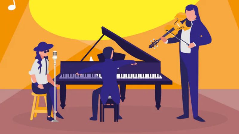 Hòa âm Jazz sử dụng nhiều hợp âm mở rộng và biến thể phức tạp