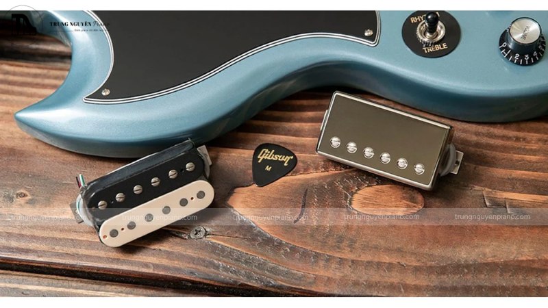 Pickup P-style, J-style, Humbucker được lắp trên đàn