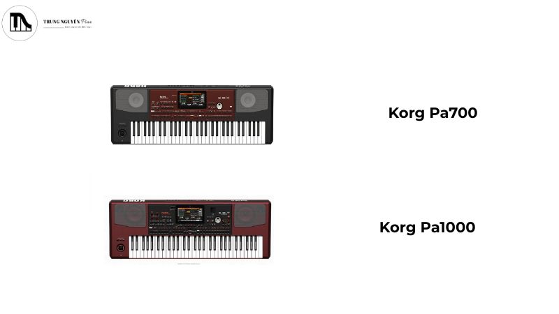 Model Korg Pa700 và Pa1000