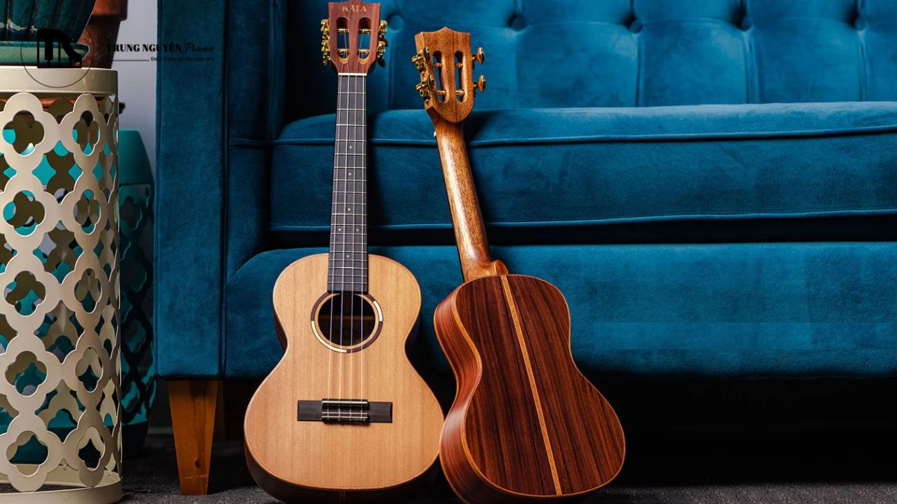 Ukulele Baritone là loại lớn nhất trong bốn loại phổ biến, chiều dài tổng thể khoảng 30 inches