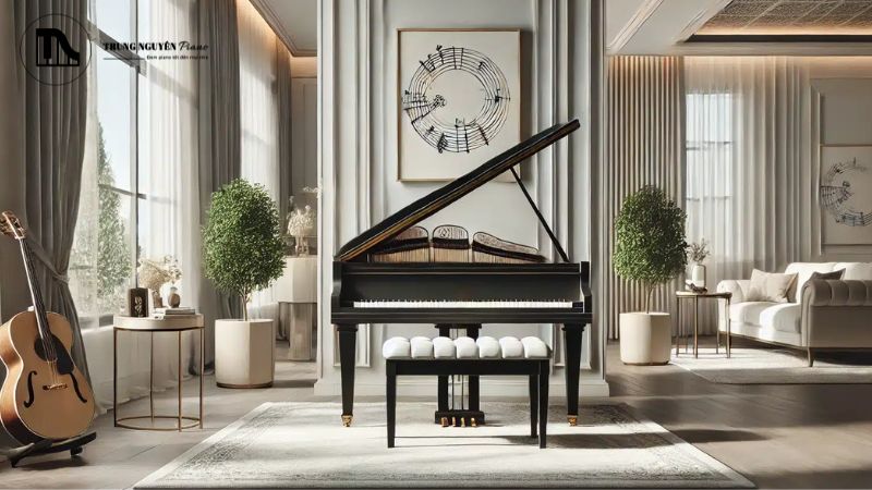 Đàn grand piano có nhiều kích thước khác nhau