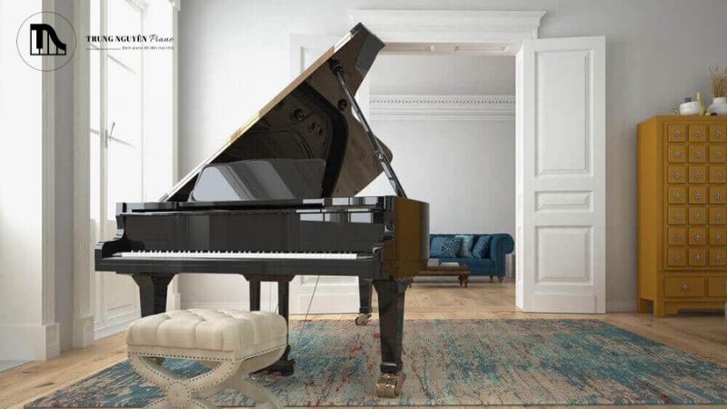 Chú ý đặt đàn cách tường để âm thanh lan tỏa tốt nhất