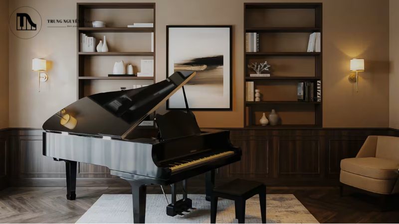 Tránh đặt đàn gần lò sưởi, bếp, nơi có ánh nắng trực tiếp chiếu vào