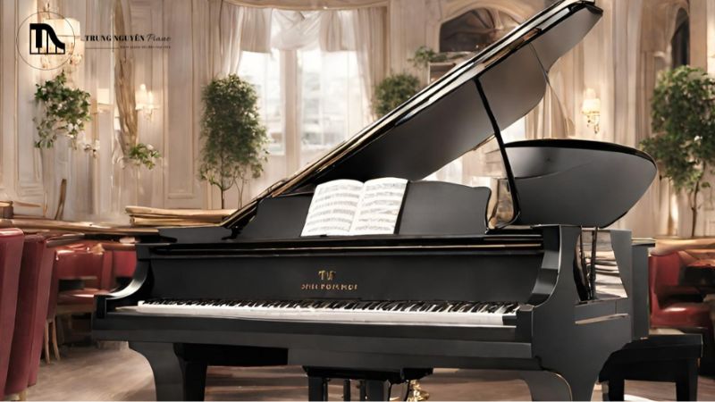 Grand piano tại nhà hàng/khách sạn nên được lên dây định kỳ khoảng 3-6 tháng một lần