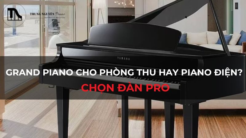 Grand Piano cho phòng thu hay Piano điện? Chọn đàn Pro