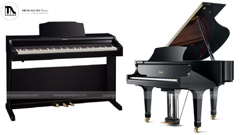 Ngân sách 100 triệu nên chọn Grand Piano cũ hay Upright mới cao cấp? 1 Tầm giá 100 triệu đều có thể sở hữu một chiếc Grand Piano cũ hoặc Upright Piano mới