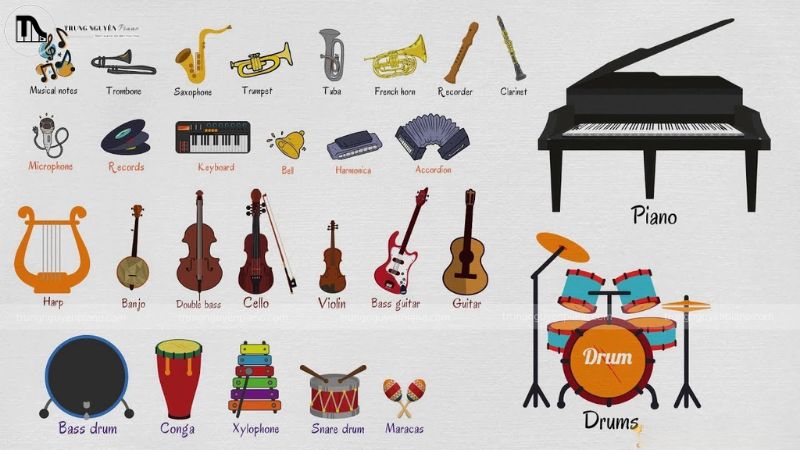 Khám phá nhiều nhạc cụ mang đến trải nghiệm phong phú trong âm nhạc