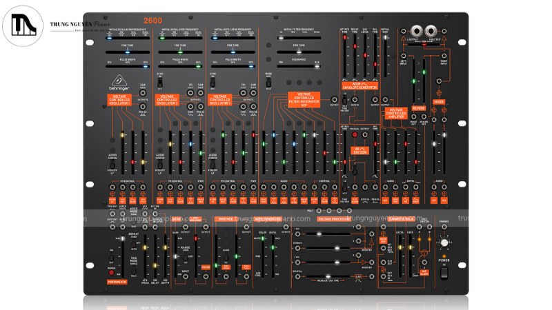 Chiếc Synthesizer hiện đại với giao diện trực quan và nhiều nút điều chỉnh