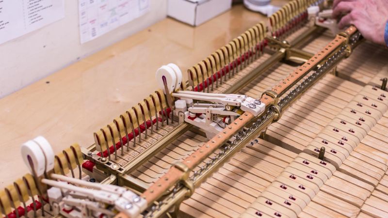 Một phần bộ máy cơ đàn piano