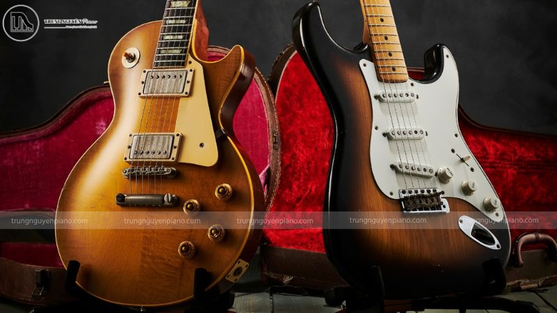 Lịch sử đàn guitar: Từ oud cổ đại đến guitar điện hiện đại 7 Mẫu guitar điện kinh điển của Fender Stratocaster và Gibson Les Paul