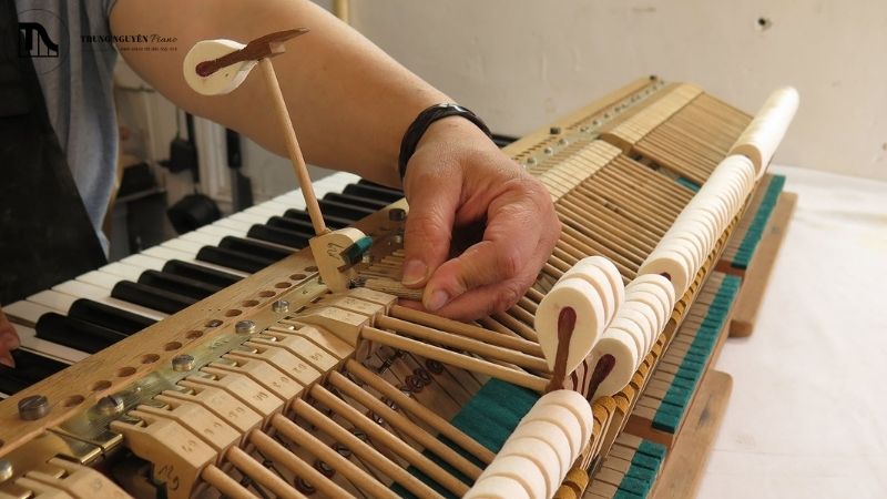 Cách nhận biết búa đàn piano bị gãy