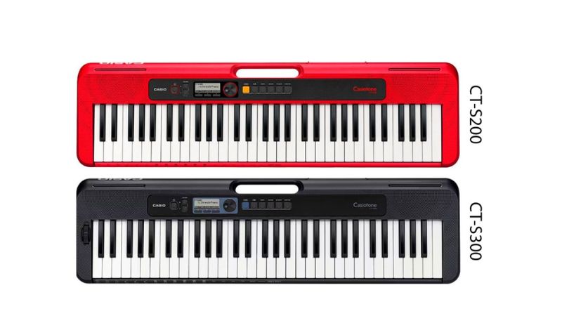 Kích thước 2 mẫu đàn CT-S200 và CT-S300