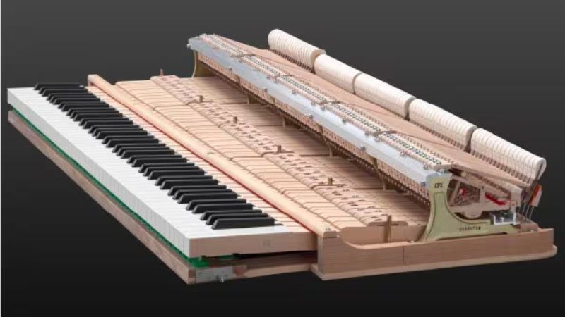 So sánh Grand Piano Yamaha C Series & CX Series: Chọn đàn 5 Bộ máy đàn của Yamaha