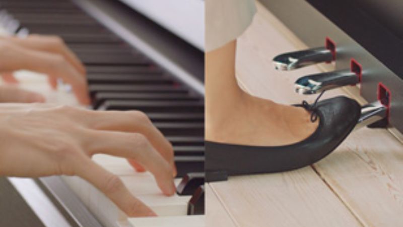 Sound Engine Piano Điện Yamaha: AWM, CFX, VRM là gì? 7 Cảm nhận sự khác biệt khi sử dụng pedal nhờ công nghệ cộng hưởng VRM