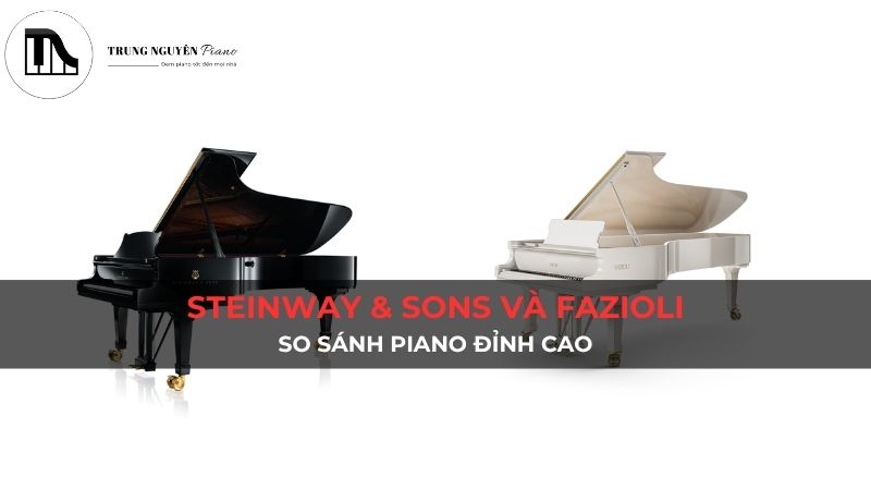 Steinway & Sons và Fazioli: So sánh piano đỉnh cao