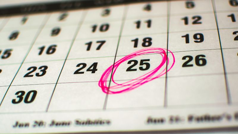 Lịch đánh dấu nhắc nhở bảo trì piano định kỳ