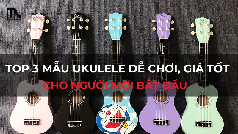 Top 3 mẫu Ukulele dễ chơi, giá tốt cho người mới bắt đầu