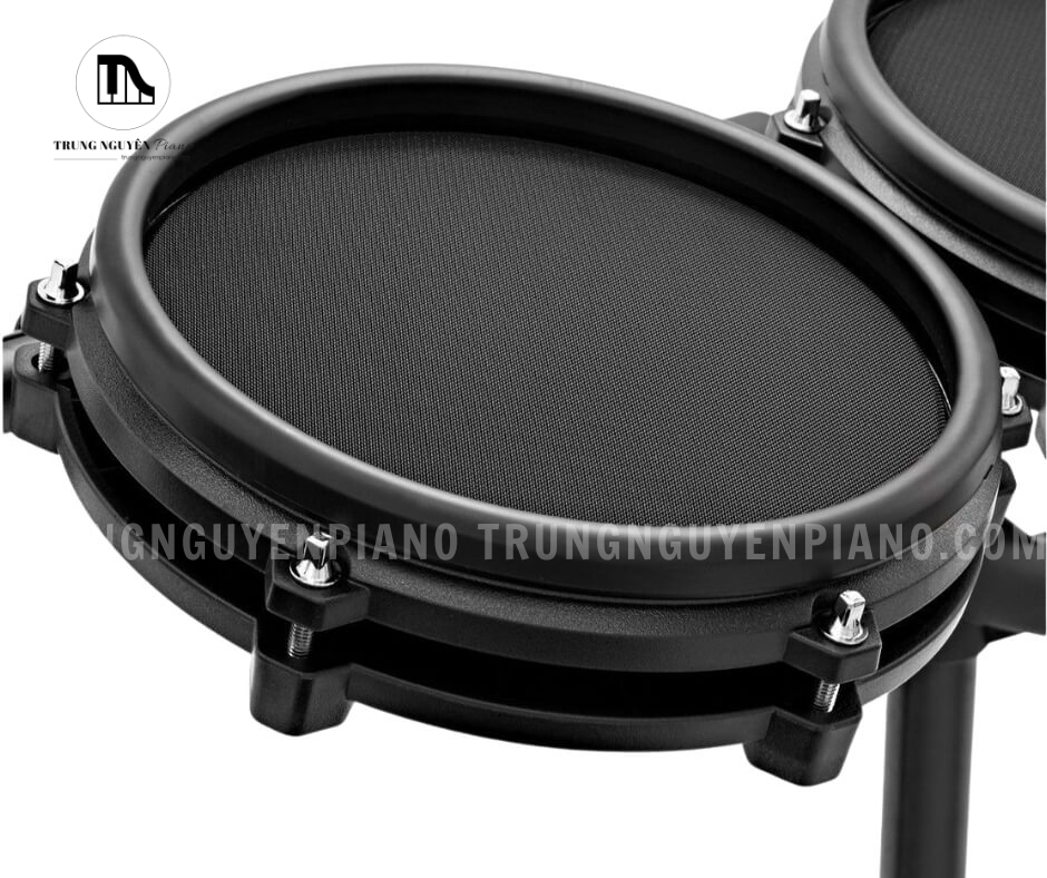 Trống điện Alesis Nitro DM7X nổi bật với thiết kế mặt trống lưới cao cấp