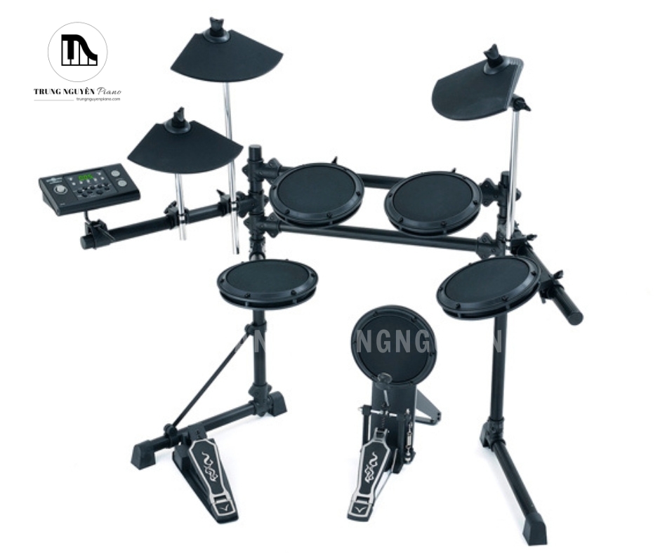 Pad Snare 2 vùng có khung giá đỡ hình chữ "C" tăng cường độ vững chãi