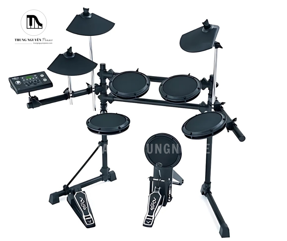 Trống Điện Medeli DD502J có thiết kế tiêu chuẩn và thực dụng với tông màu đen mạnh mẽ