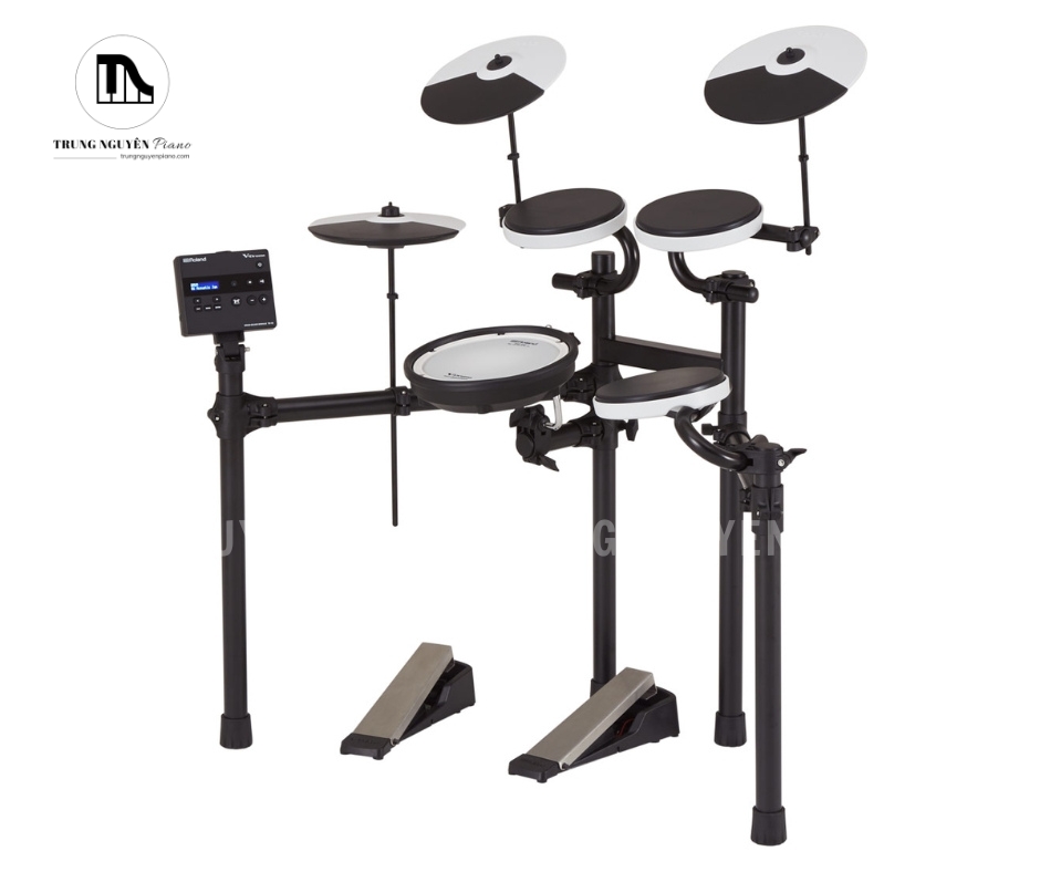 Trống Điện ROLAND TD02KV sở hữu thiết kế khung sườn 4 trụ mới