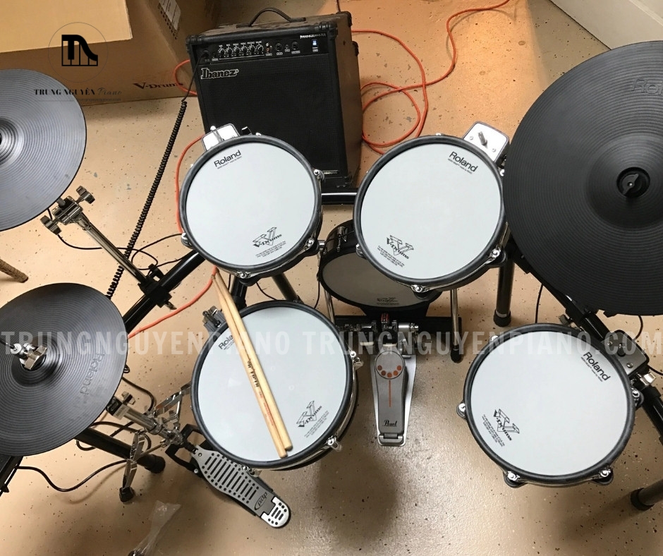 Trống Điện ROLAND TD30K tái tạo hoàn hảo các kỹ thuật chơi phức tạp như roll, flam, buzz roll