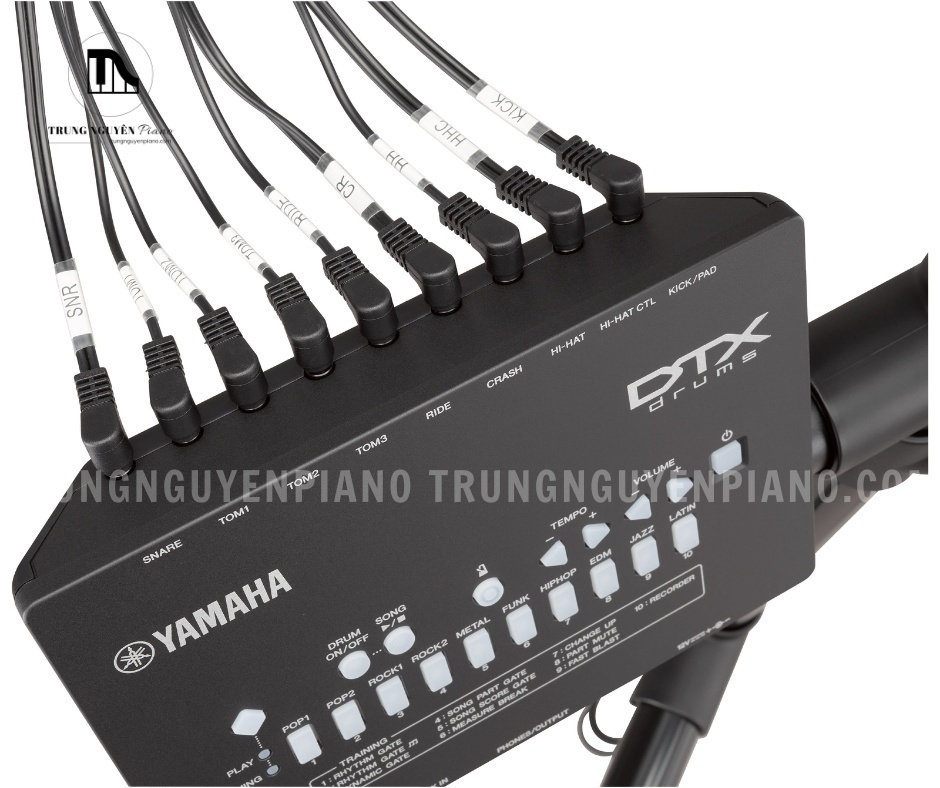 Trống Điện YAMAHA DTX452K 5 Trống Điện YAMAHA DTX452K kết hợp giữa các linh kiện phần cứng cao cấp và một hệ sinh thái ứng dụng mạnh mẽ