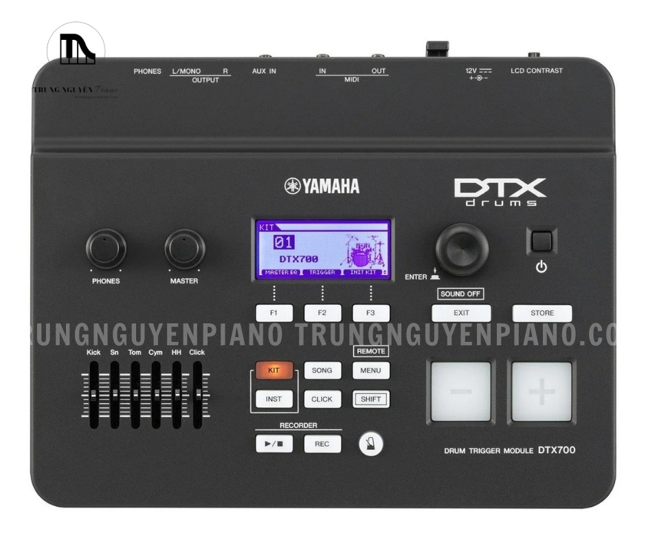 Trống Điện YAMAHA DTX700K 5 Trái tim và linh hồn của Trống Điện YAMAHA DTX700K chính là module âm thanh DTX700