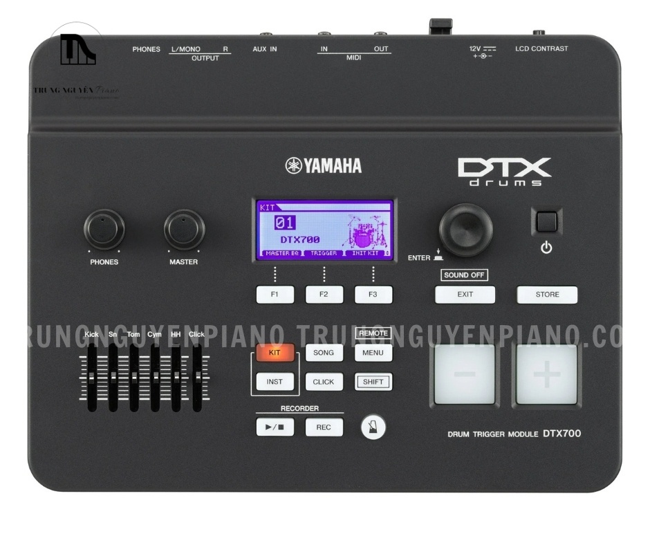Sức mạnh âm thanh của Trống Điện YAMAHA DTX750K đến từ module DTX700
