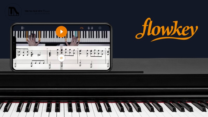 Flowkey tập trung vào việc học piano thông qua các bài hát quen thuộc